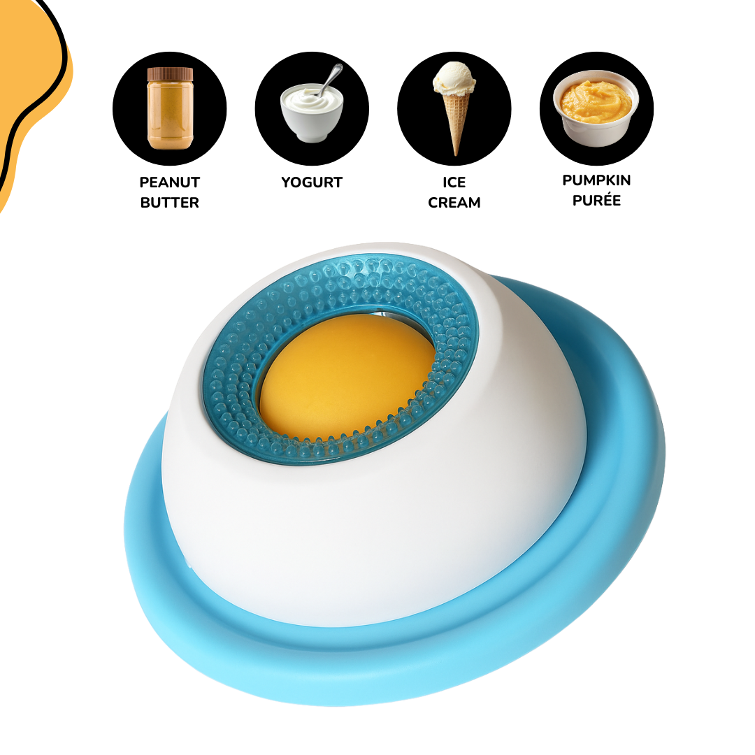 LICKSY β 2-in-1 Lick Bowl (Slow Licking + Tongue-Cleaning Texture)